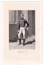 Portrait XIXe Charles X Roi de
