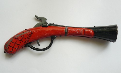 Pistola giocattolo latta - pistola,