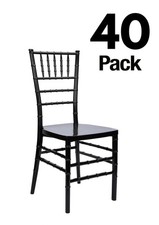 40 Chair Pack Black