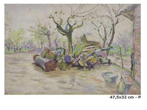 Quadro olio tavola - ad,