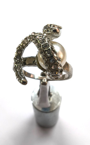 Anello perle finte - anello, tono