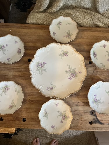 Antique limoges hand painted - limoges,
