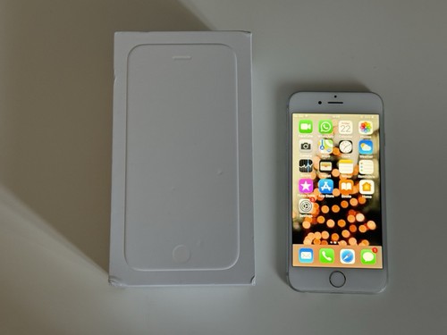 Apple iphone silver 64gb - apple, 6