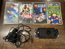 Lote consola Sony PSP + 4