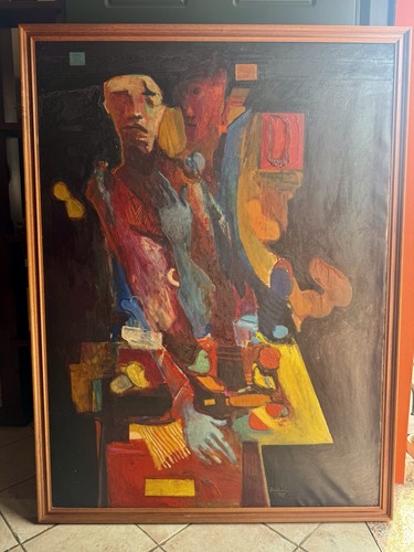 Dipinto olio tela giancarlo - dipinto,