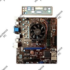 KIT SCHEDA MADRE MSI A75MA-P35 CPU AMD A4-3400 Sk FM1 DUAL CORE + 8GB DDR3 USB 3
