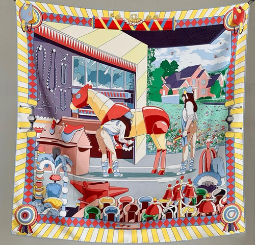 Sciarpa bandana pura seta