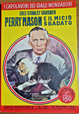 PERRY MASON E IL MICIO SBADATO di Erle Stanley Gardner 1961 Mondadori libro