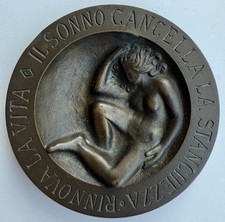 Posacenere  in bronzo, nudo di