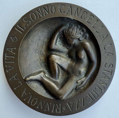 Posacenere bronzo nudo di - in, bronzo,