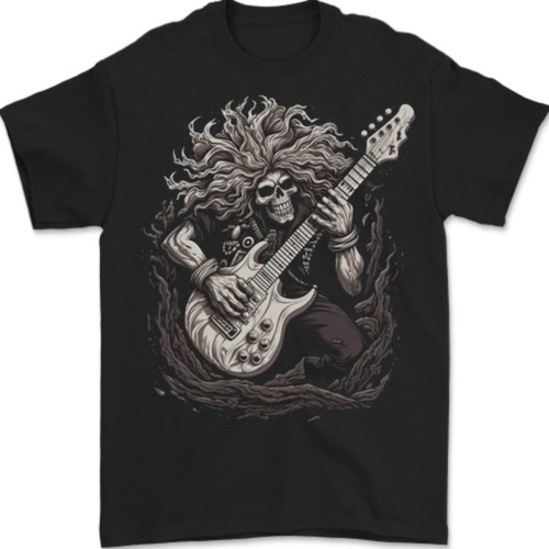 Heavy metal rock - rock, teschio