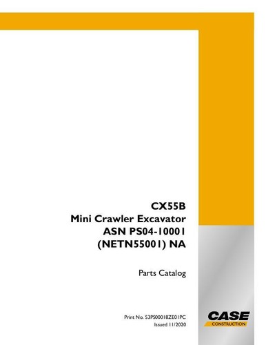 Case cx55b mini - case,