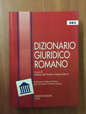 dizionario giuridico romano -
