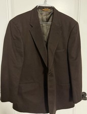 Brown Suit Jacket 48 R