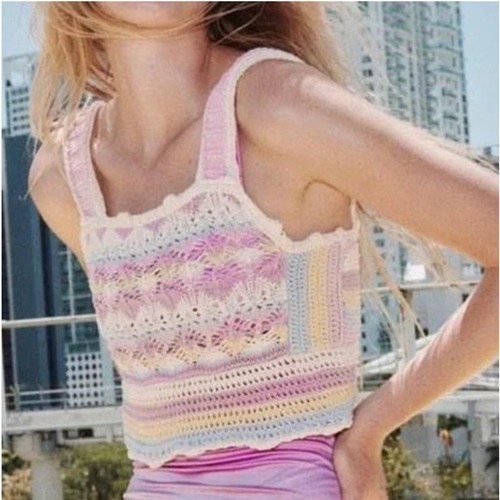 Top zara all uncinetto - top, all'uncinetto