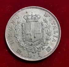 V.EMANUELE II  1  LIRA  1863