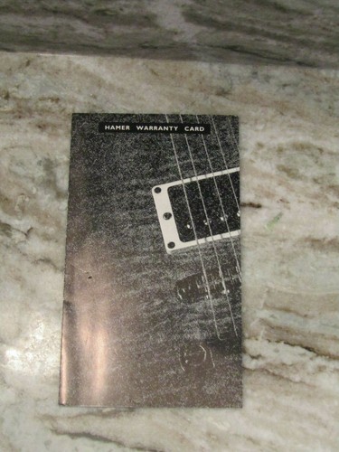 Hamer guitar company scheda - hamer,