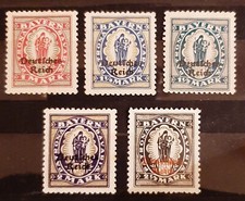 Francobolli Germania Impero Overprinted "Deutsches Reich" 1920