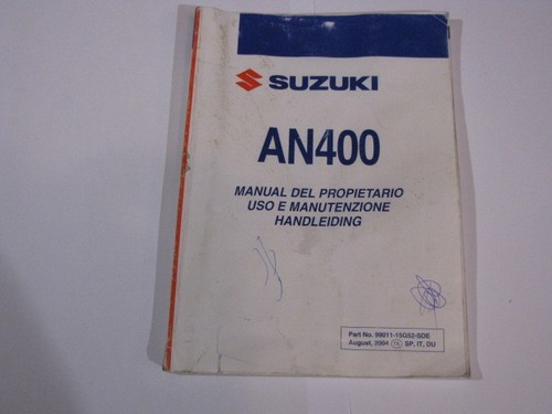 Suzuki an400 burgman - an400, 2004