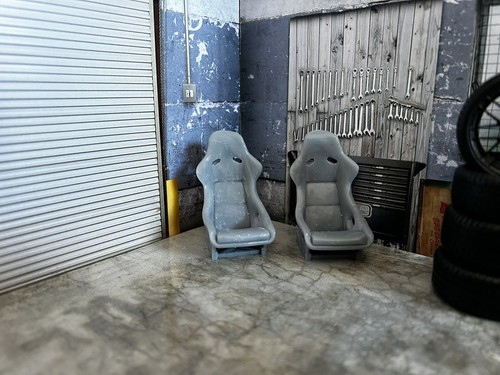 Sedili sportivi modellino auto
