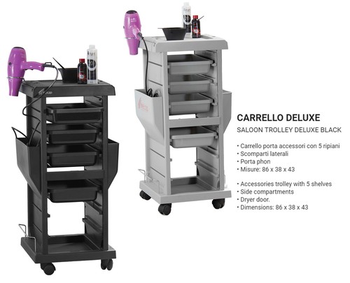 Carrello parrucchiere porta - carrello,