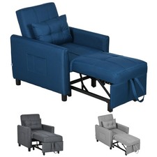 HOMCOM Poltrona Letto Singolo