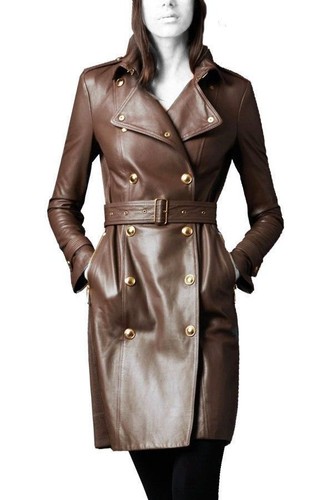 Nuovo trench donna marrone