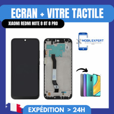 ECRAN + VITRE TACTILE SUR CHASSIS XIAOMI REDMI NOTE 8 8T 8 PRO