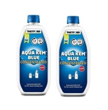 DISGREGANTE AQUA KEM BLUE CONCENTRATO 0,78 ML PER WC PORTATILE - 2 BOTTIGLIE