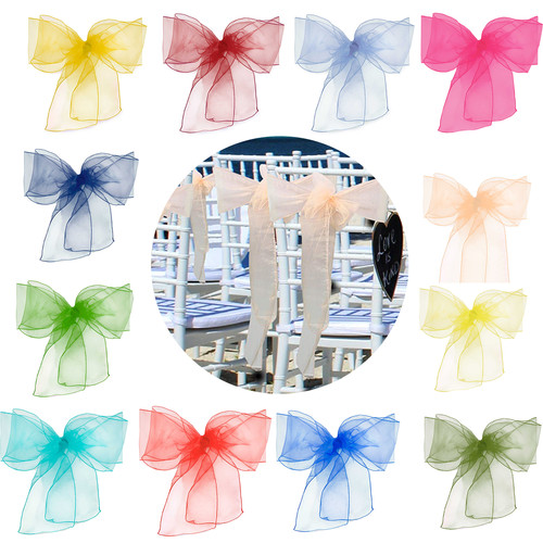Fascia organza copri sedia