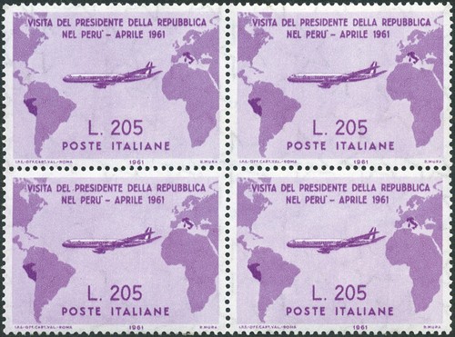 Italia 1961 gronchi rosa 205 - 1961,