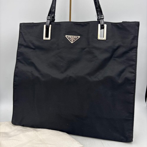 Borsa prada tessuto nylon nera - prada,