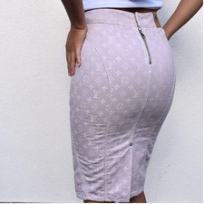 Gonna Louis Vuitton rosa vintage