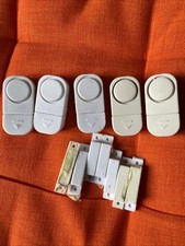 Domotica 5 mini allarmi magnetici sicurezza x porte finestre forte sirena