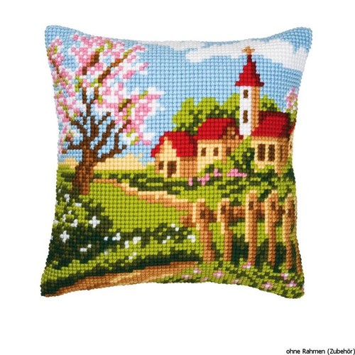 Cuscino punto croce vervaco - croce,