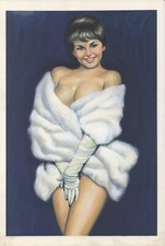 GRAZIELLA SARNO - CLAUDIA CARDINALE Originale a tempera - 1960  -