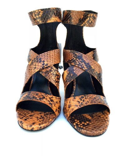 Zara leather snake print - zara,