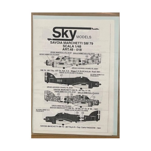Decalcomanie sky models 48 - sky,