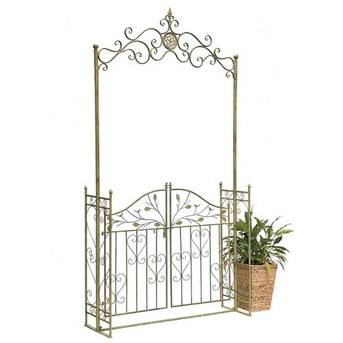 Arco rosa con porta metallo