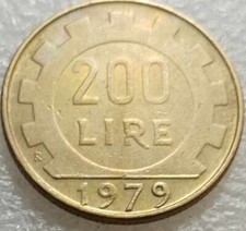 1979 ITALY WORK COIN 200 LIRE
