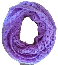 SCIARPA AD ANELLO LILLA UNCINETTO FATTO A MANO IDEA REGALO SPEDIZIONE GRATUITA