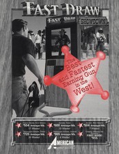 1992 AMERICAN LASER GAMES FAST DRAW / MAD DOG II VIDEO VOLANTINO