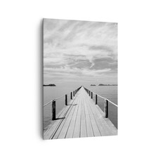 Quadro su Tela 70x100cm Legno