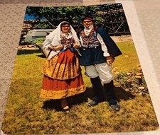 Cartolina Costumi Sardi Quartucciopp Cagliari Anni 70