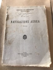 Ministero aeronautica 1936 manuale navigazione aerea condizioni oggetto vissute