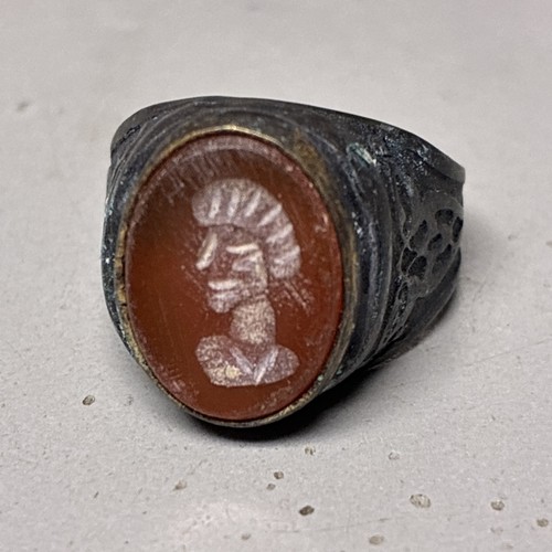 Anello antico sigillo romano