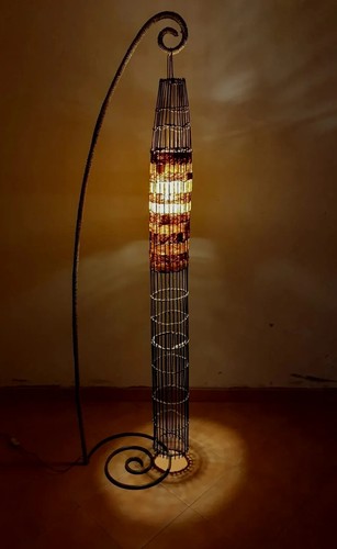 Lampada terra etnica - terra, piantana