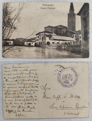 Cartolina venezia portogruaro - venezia,