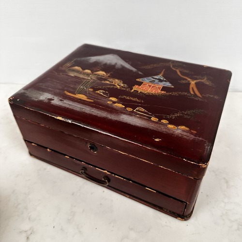 Scatola legno laccato - legno,