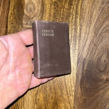 RARO libro in miniatura codice penale 1947